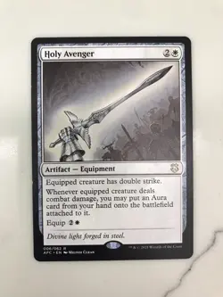 Holy Avenger MTG Magic the Gathering Card LP Lightly Played Forgotten AFC - Image 1