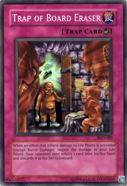 Trap of Board Eraser PGD-099 - NM Unlimited Super Rare - Yugioh Card TCG - Image 1
