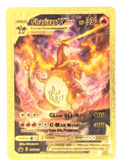 Charizard Vmax Gold Fan Art Display Card G-Max Wildfire SWSG261 Pokemon - Image 1