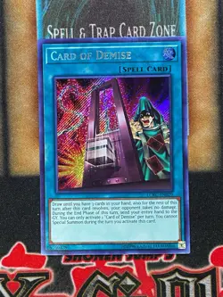 Yugioh Card Of Demise LCKC-EN029 Secret Rare NM - Image 1