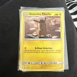 Detective Pikachu SM194 Black Star Promo Card (Pokemon) Holo - Image 1