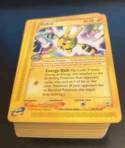 Big Lot of *101* 2002 Pokemon/Aquapolis Cards! ≈ #9-147 **NM GEMS!** (no holos) - Image 1