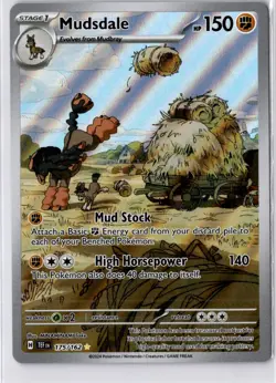 Mudsdale 175/162 Temporal Forces Set ILLUSTRATOR RARE Pokemon Card NM - Image 1