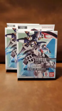 2x Gundam Card Game ST02 Starter Decks-[Opened]-[No Bonus Packs]-[English] - Image 1