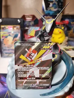 Kartana GX 106/111 Crimson Invasion NM Full Art Ultra Rare Pokemon Card - Image 1