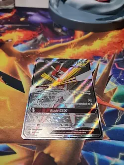 Kartana GX 106/111 Crimson Invasion NM Full Art Ultra Rare Pokemon Card - Image 2