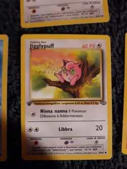 Jigglypuff Jungle Set 54/64 1st Edition Italian Pokemon Card - Image 1