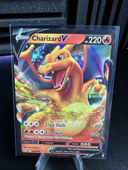 Charizard V 019/189 Darkness Ablaze Ultra Rare Holo Pokemon Card TCG SWSH 19 - Image 1