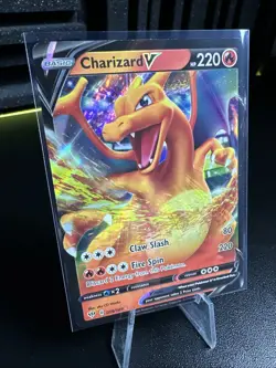 Charizard V 019/189 Darkness Ablaze Ultra Rare Holo Pokemon Card TCG SWSH 19 - Image 2