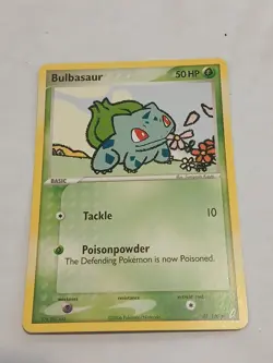 BULBASAUR Non Holo 45/100 COMMON EX Crystal Guardians 2006 Pokemon Card - Image 1