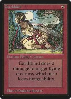 Earthbind Limited Edition Beta HP MTG - Image 1