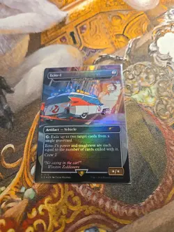Ecto-1 Rainbow Foil MTG Secret Lair - Pack Fresh - - Image 1