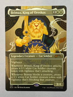 MTG - Secret Lair: Rule the Room - Brimaz, King of Oreskos - Non-Foil - NM - Image 1