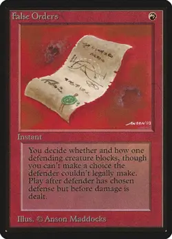 False Orders Limited Edition Beta HP MTG - Image 1