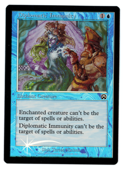 Diplomatic Immunity -- MTG (SP+/NM Quality FOIL) Mercadian Masques See scans!! - Image 1