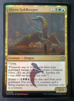 MTG Tarkir Dragonstorm - Kheru Goldkeeper - Foil - Image 1