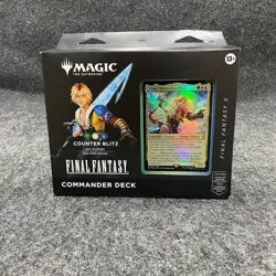Magic: the Gathering Final Fantasy X Commander Deck Counter Blitz, Sealed, Worn - Image 1