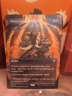 Fierce Guardianship (Borderless) Commander Masters Regular - Image 1