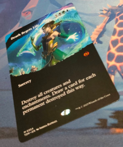 Death Begets Life (Borderless) - Tarkir Dragonstorm - Mythic - NM (see pics) - Image 3