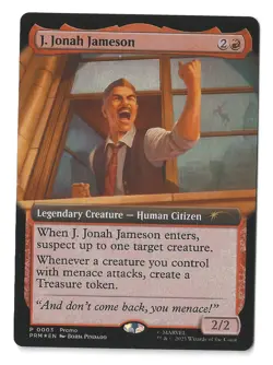 J. Jonah Jameson (Extended Art) Unique and Miscellaneous Promos Foil - Image 1