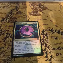 FOIL Rakshasa's Bargain - Tarkir Dragonstorm - NM - MTG - Magic: The Gathering - Image 1