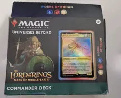 MTG Magic the Gathering LOTR Lord of the Rings Riders Of Rohan Commander Deck - Image 1