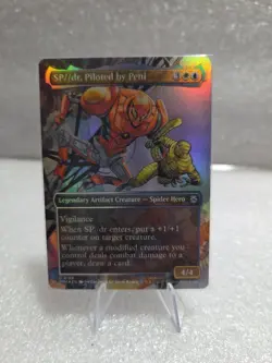 SP dr, Piloted by Peni (Borderless) Marvel's Spider-Man Foil Magic The Gathering - Image 1