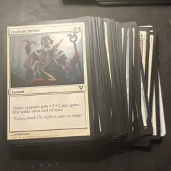 MTG STARTER COMMANDER DECK - Parthelion II - Mono White Angels - $25 Value! - Image 3