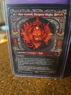 MTG Ojer Axonil, Deepest Might Temple of Power Showcase - The Lost Caverns NM - Image 1