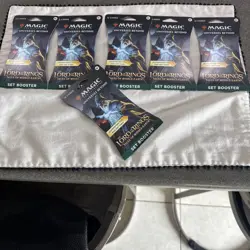 Magic The Gathering Universes Beyond LOTR Tales Of Middle Earth Sealed Lot Of 6 - Image 2