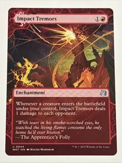MTG Wilds of Eldraine: Enchanting Tales Impact Tremors 0044 NM - Image 1