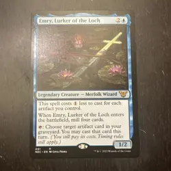 MTG STARTER COMMANDER DECK - Emry, Lurker Of The Lochs - Mono Blue Artifacts - Image 1