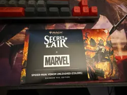 MTG Secret Lair x Marvel's Spider-Man: Venom Unleashed (Colors) ~ Rainbow FOIL! - Image 1