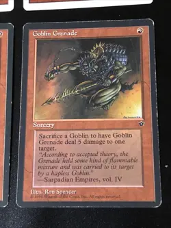 Goblin Grenade X4 Various Sets And Condition See Pics Front Back - Image 2