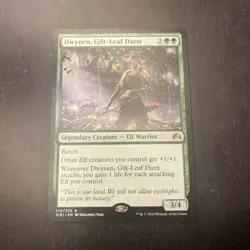 MTG STARTER COMMANDER DECK - Dwynen, Gilt-Leaf Daen - Mono G Elves - $25 Value - Image 1
