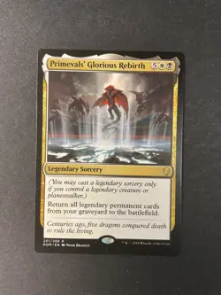 Primevals' Glorious Rebirth - Dominaria - Magic the Gathering - MTG - Image 1