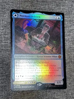 Norman Osborn Green Goblin 0039 Foil Marvel’s Spider-Man SPM MTG Magic M NM/M - Image 2