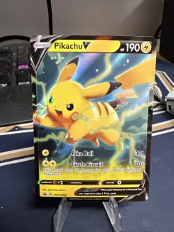Black Star Promo Pokemon Card, Pikachu V SWSH063 Ultra Rare - Image 1