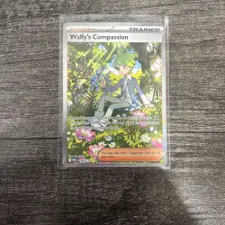 Wally's Compassion 186/132 Pokemon Mega Evolution SIR Near Mint - Image 1