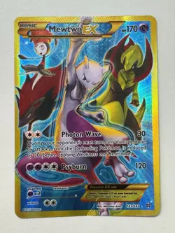 Pokemon TCG - Mewtwo EX - XY Breakthrough 163/162 Full Art Secret Rare Holo - Image 1