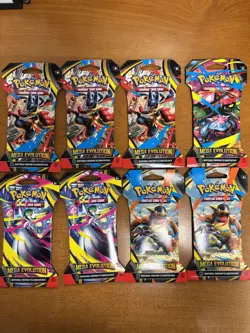 Pokemon TCG MEGA EVOLUTION Sleeved Booster Packs Lot of 8 - Total Packs 8! - Image 2