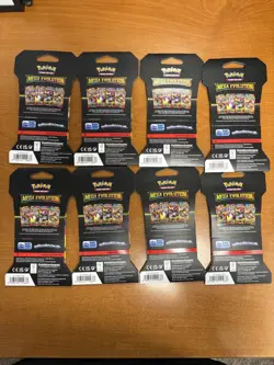 Pokemon TCG MEGA EVOLUTION Sleeved Booster Packs Lot of 8 - Total Packs 8! - Image 3