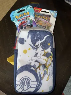 RARE Pokemon Legends Arceus Bag + 1 JT Sleeved Booster & 1 SC Check Lane Blister - Image 1