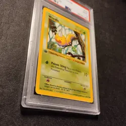 Pokemon WEEDLE 69/102 1st Edition Shadowless Base set PSA 9 English MINT MT - Image 4