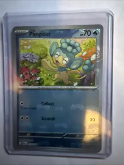 Panpour 017/086 Master Ball Pattern SV: Black Bolt Pokemon TCG Pack Fresh Holo - Image 1