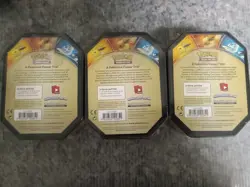 SEALED Pokemon TCG Triple Effect Tin Set LOT Vaporeon Jolteon Flareon 820650102851 - Image 2