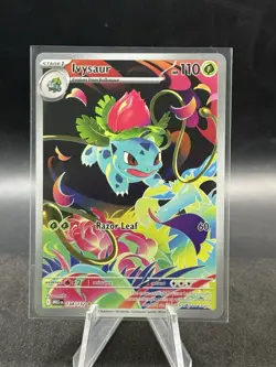 Ivysaur Illustration Rare 134/132 Near Mint Mega Evolution Pokemon TCG English - Image 1