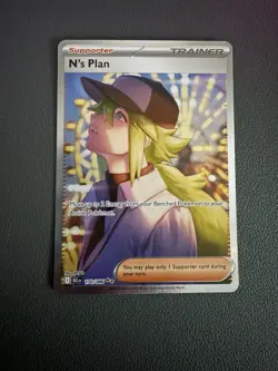 N's Plan SIR 170/086 English Pokemon TCG Black Bolt NM+ 🔥 - Image 1