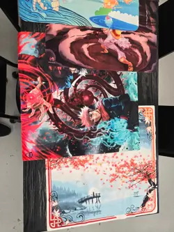 Dueling Guard Cloth Playmats 2-Player (Pokemon, One Piece, JJK, FMA, YuYu, More) - Image 1