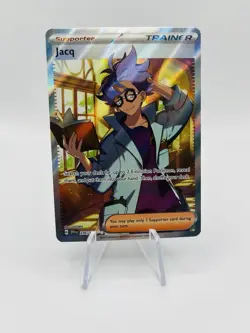 Pokemon TCG - Jacq 236/198 Full Art Trainer Ultra Rare Scarlet & Violet Base - Image 1